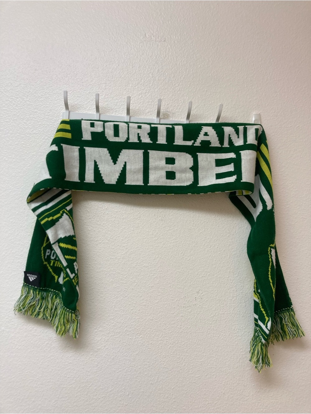 ADIDAS Portland Timbers Scarf Green/Lime/White